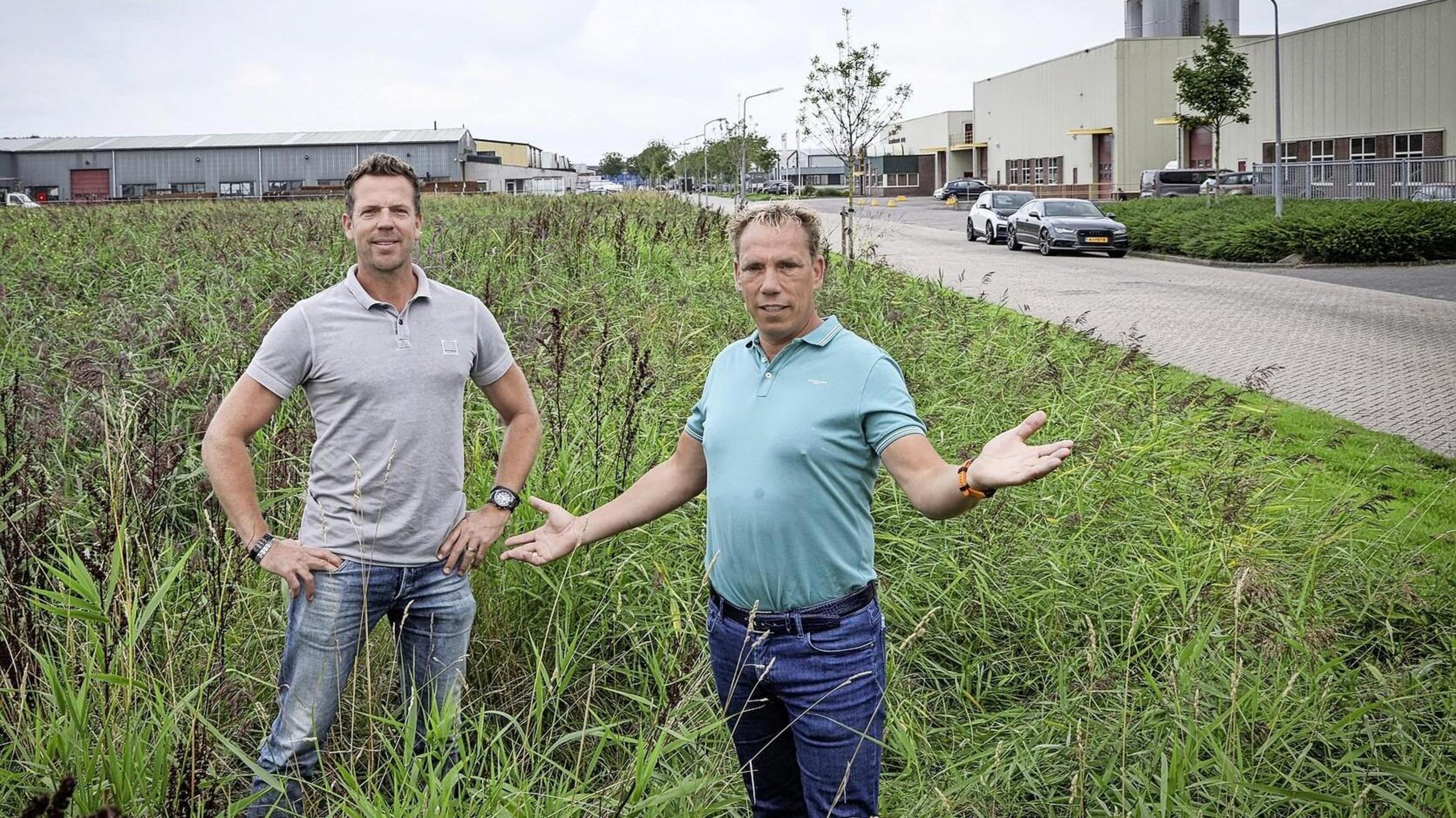 Lokale ondernemers Dennis Roet en Lennard Kok starten met bedrijvenpark in De Goorn: 74 bedrijfsunit